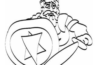 Bátor makabeus színező
