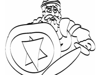 Bátor makabeus színező