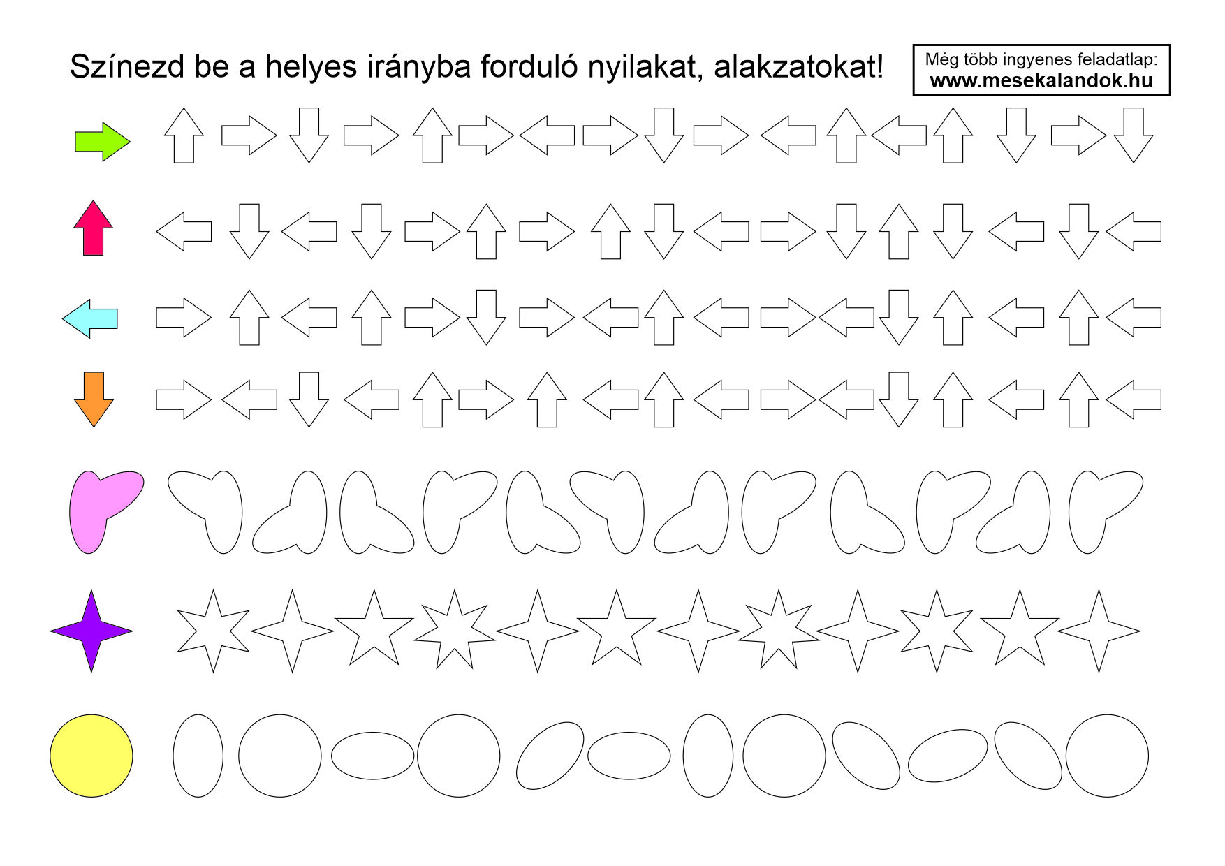 Irányok, bal-jobb